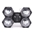 Efekt świetlny kolorofon LED Ibiza JDL4-ASTRO